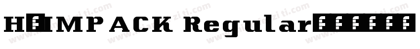 H_IMPACK Regular字体转换